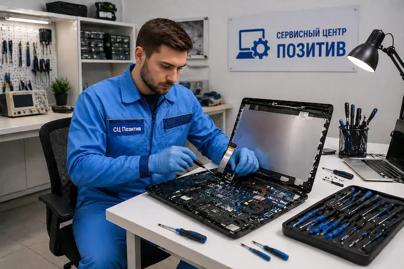 Замена шлейфа матрицы ноутбука в Саратове