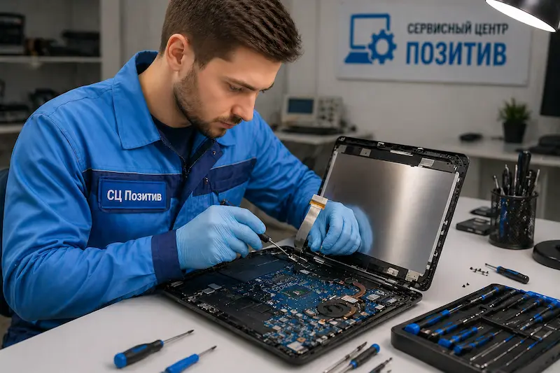 Ремонт шлейфа матрицы ноутбука в Саратове