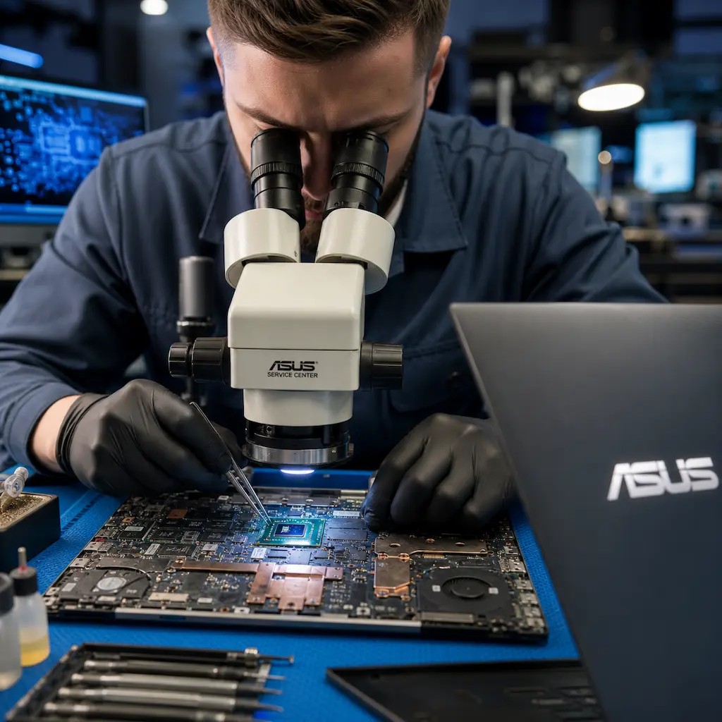 Замена видеокарты ноутбука Asus в Саратове