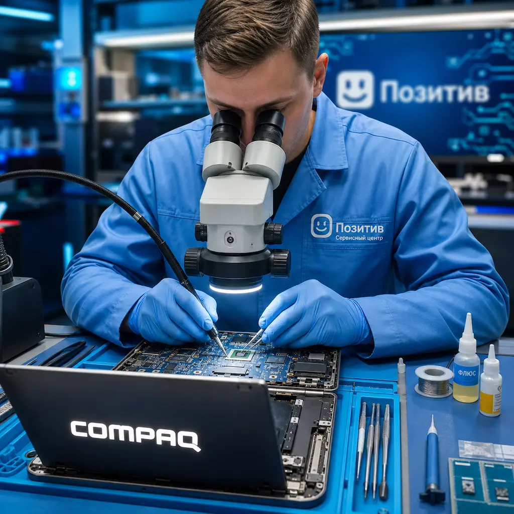 Замена видеокарты ноутбука Compaq в Саратове