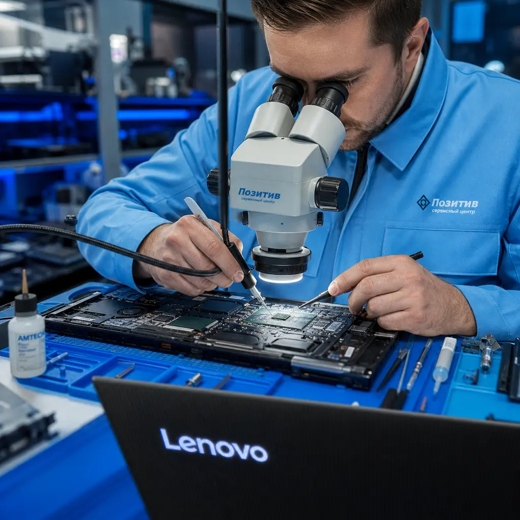 Замена видеокарты ноутбука Lenovo в Саратове