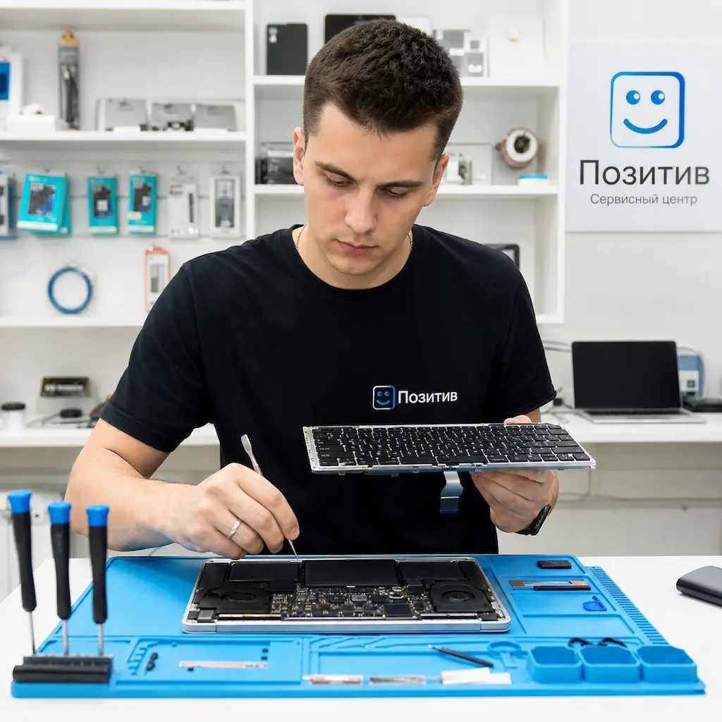 заменить клавиатуру на Apple Macbook в Саратове