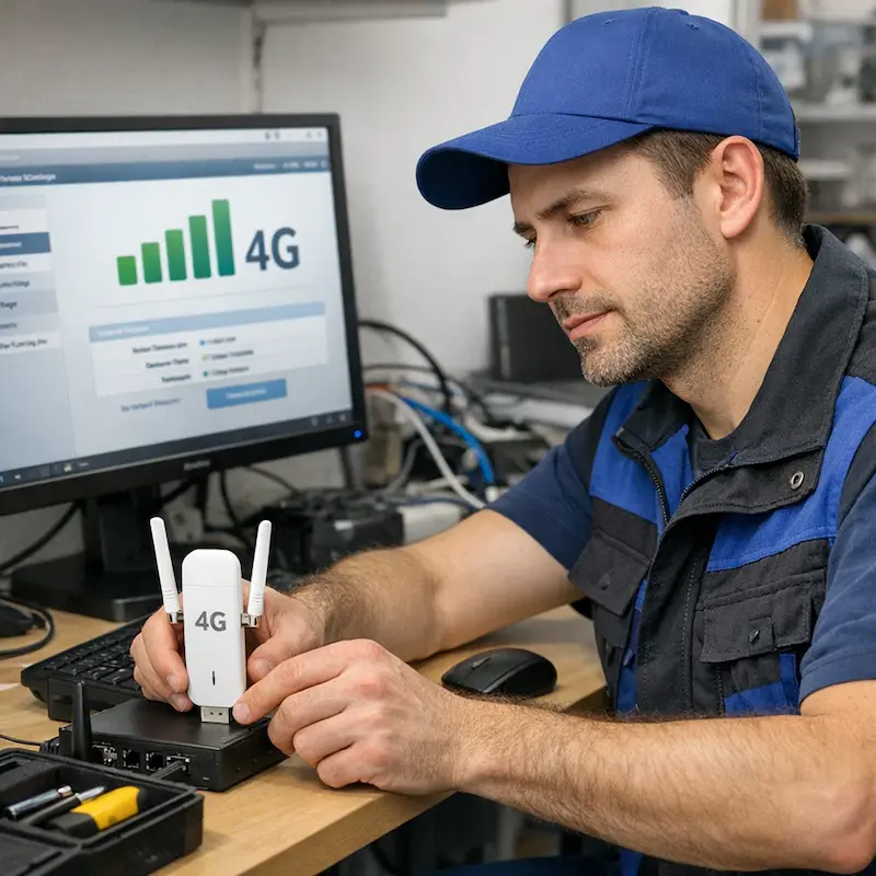 Настройка LTE модема в Саратове