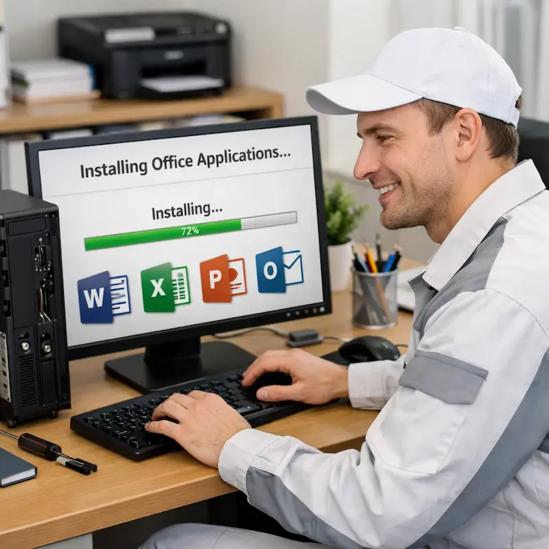 Установка и настройка программ на компьютере в Саратове