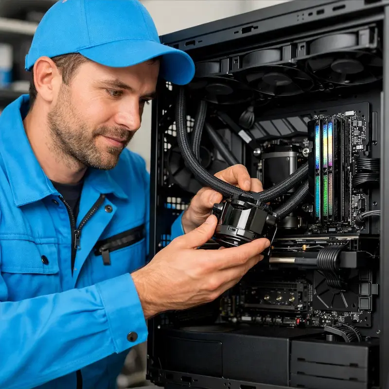 Установка СЖО на ПК в Саратове