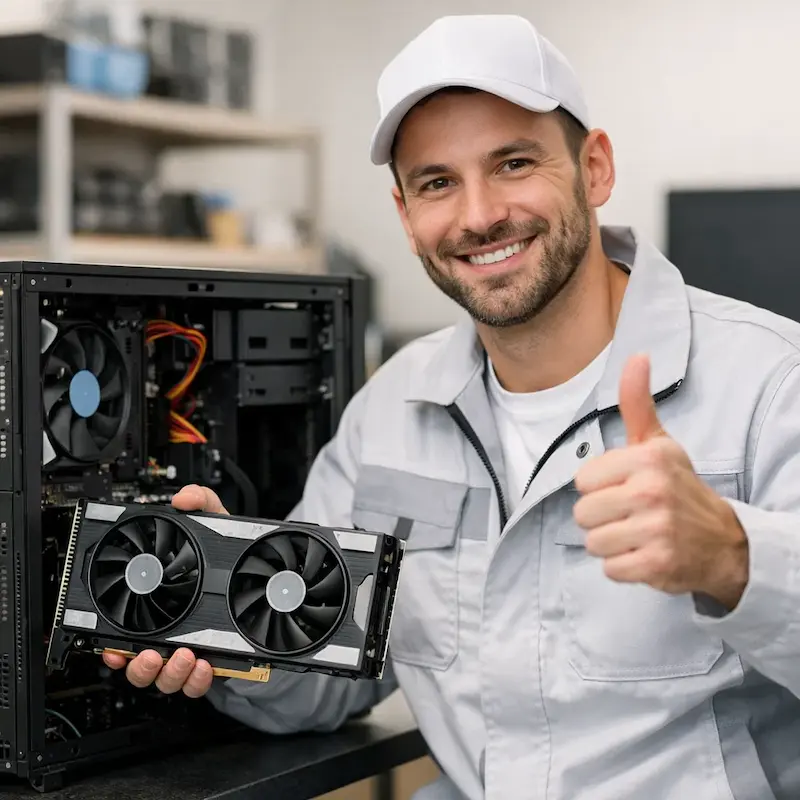 установка видеокарты на ПК в Саратове