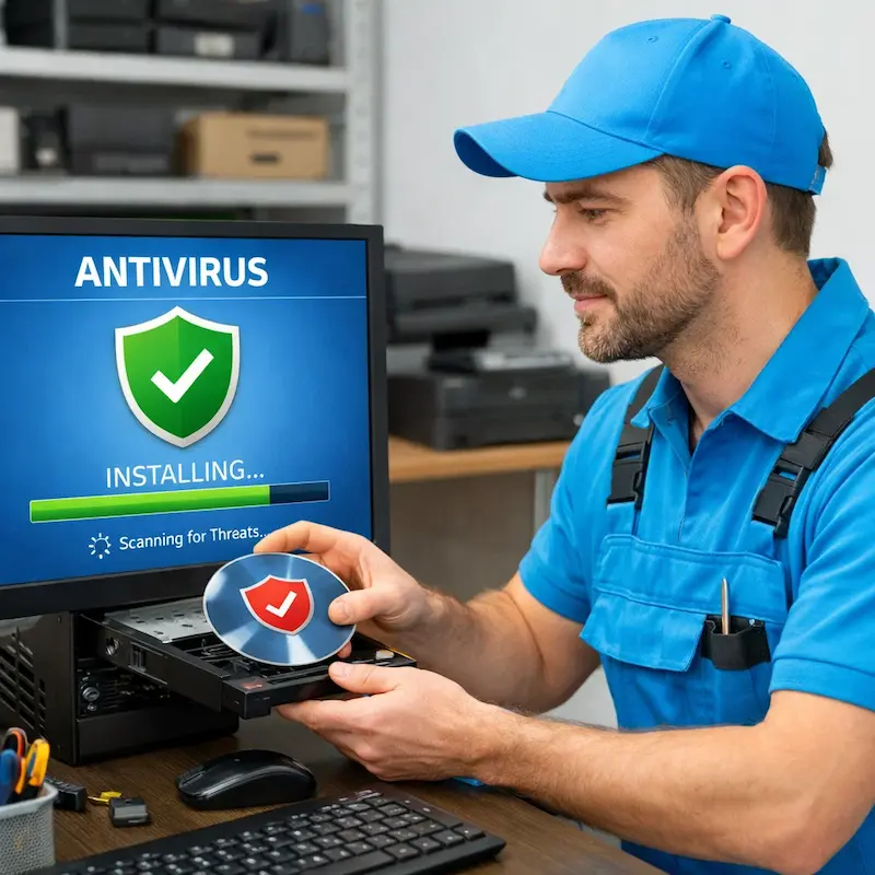 Установка антивируса в Саратове на дому