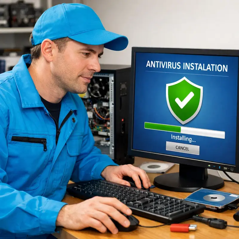 Установка антивируса на ноутбук в Саратове