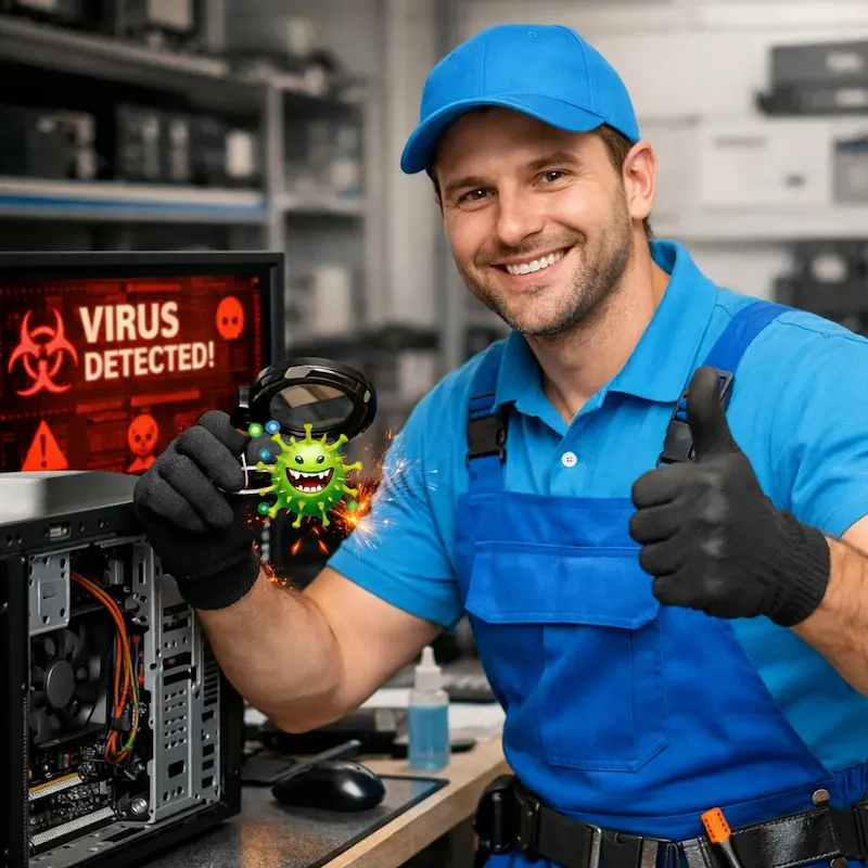 Удаление вирусов с компьютера в Саратове